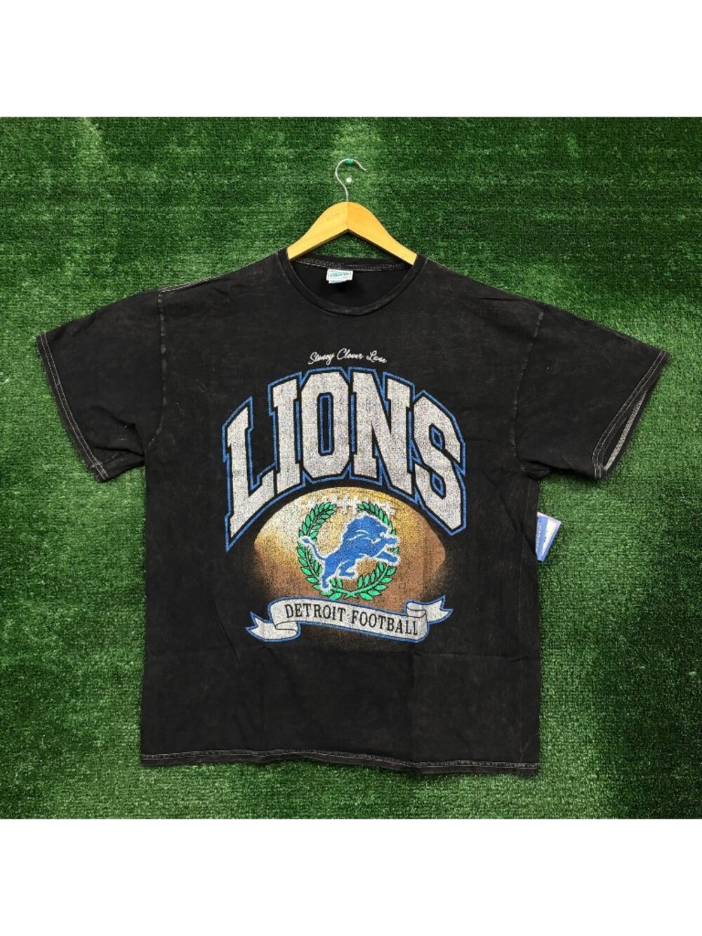 NFL NFC North Detroit Lions Mineral Wash T-Shirt Size Extra Large
